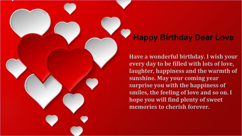 Happy Birthday Quotes For Love