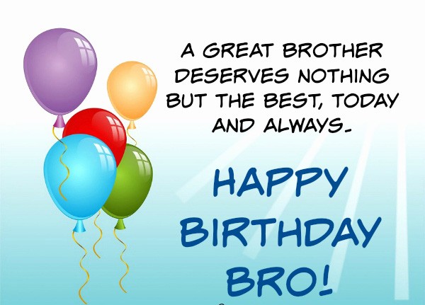 happy birthday brother wishes