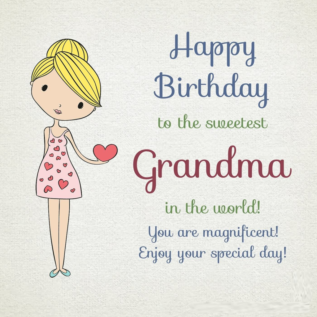Birthday Card For Grandmother With Greetings Wishes And Quotes