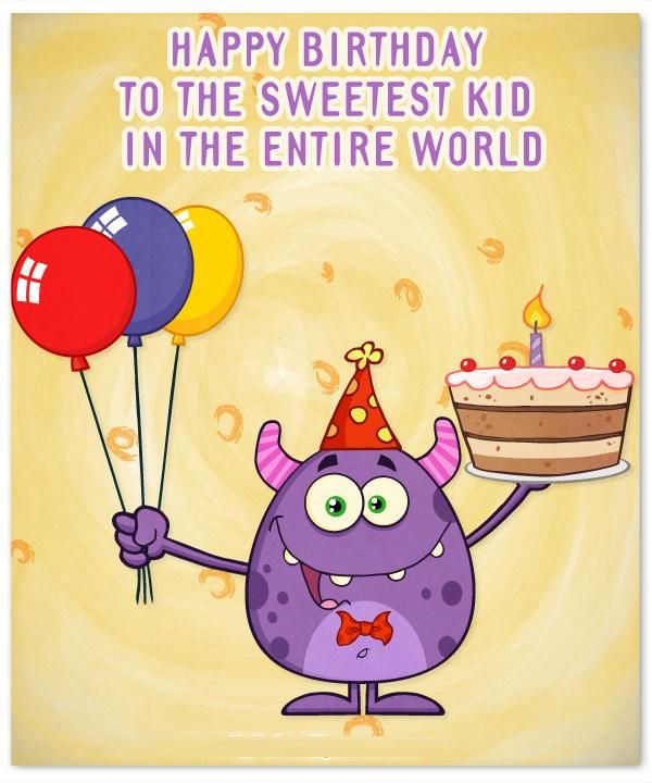 happy birthday cards for kids