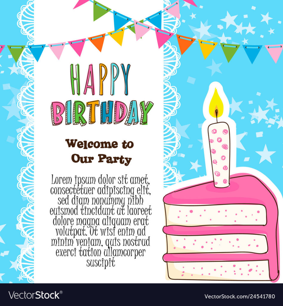 List 95+ Images birthday invitation card with photo free Excellent