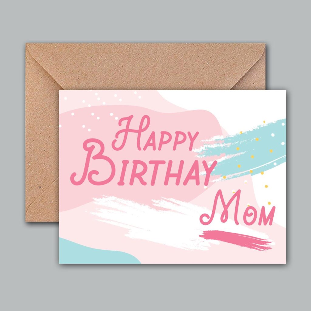 Happy Birthday MOM Greeting Cards