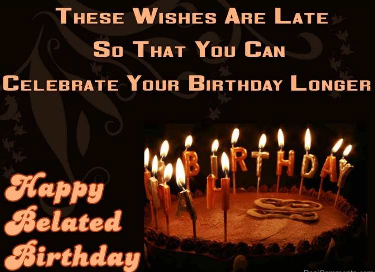 How to wish late birthday