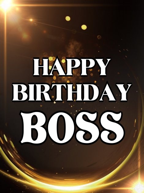 Happy Birthday Boss Funny