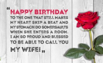 Heart Touching Birthday Wishes for Wife