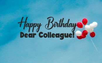 Happy Birthday Office Colleague